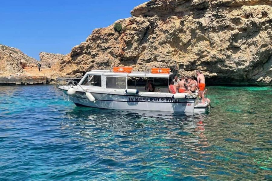 Mellieha: Comino Private Boat Trips, Swimming stops and Caves Tours